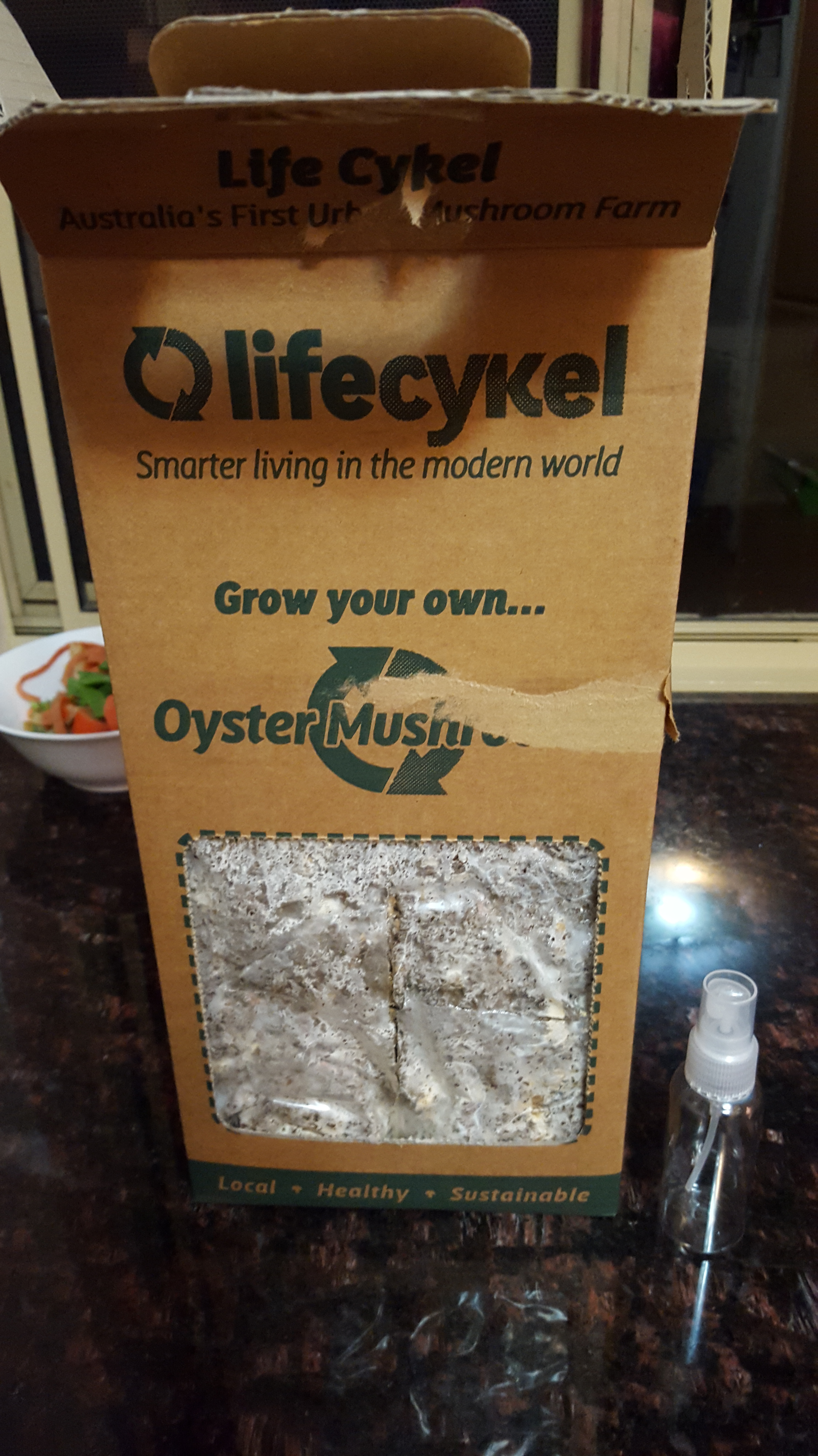 Want a free Life Cykel Home Grown Mushroom Box?