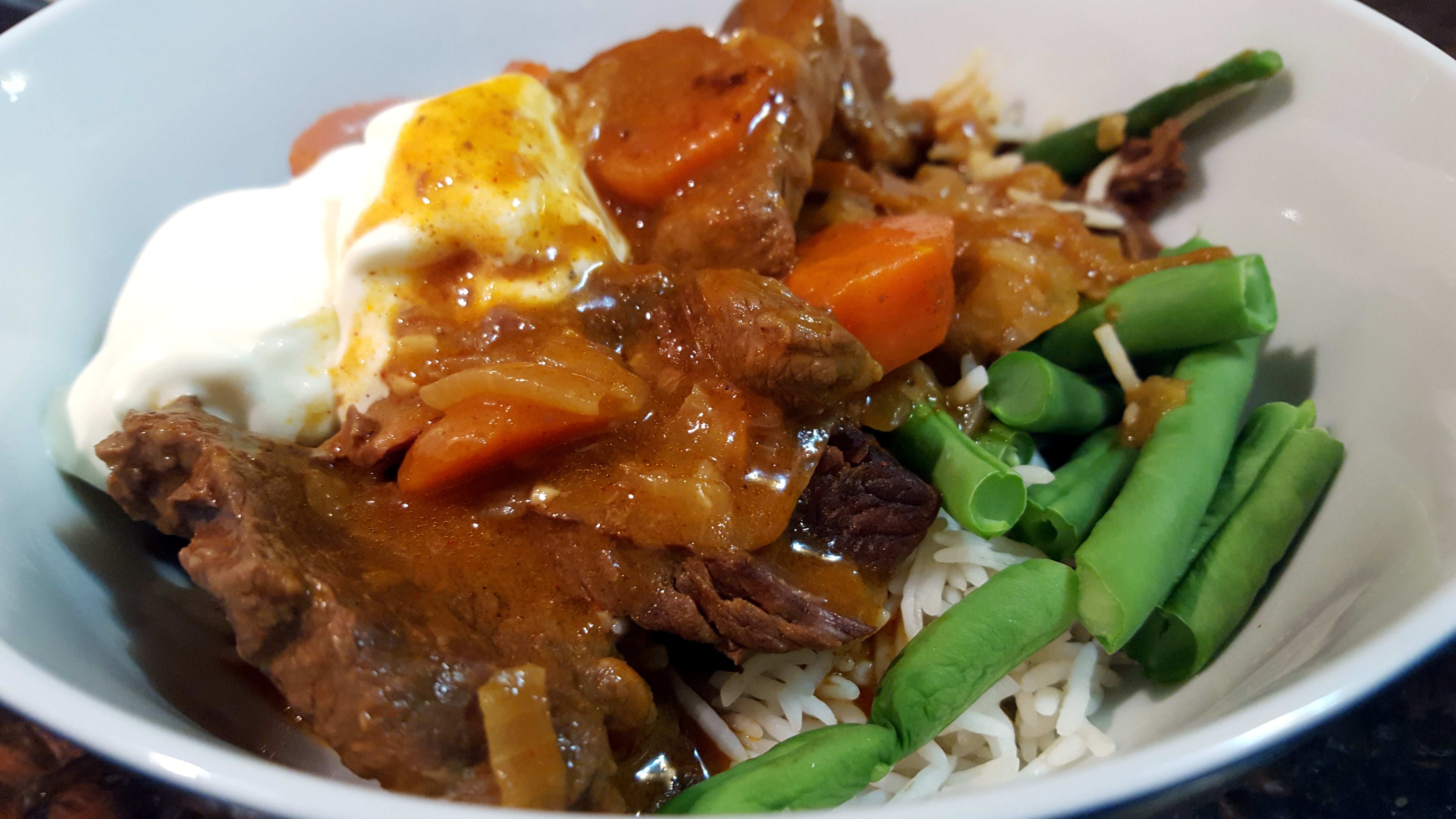 PK’s Lazy Slow Cooker Beef Stroganoff