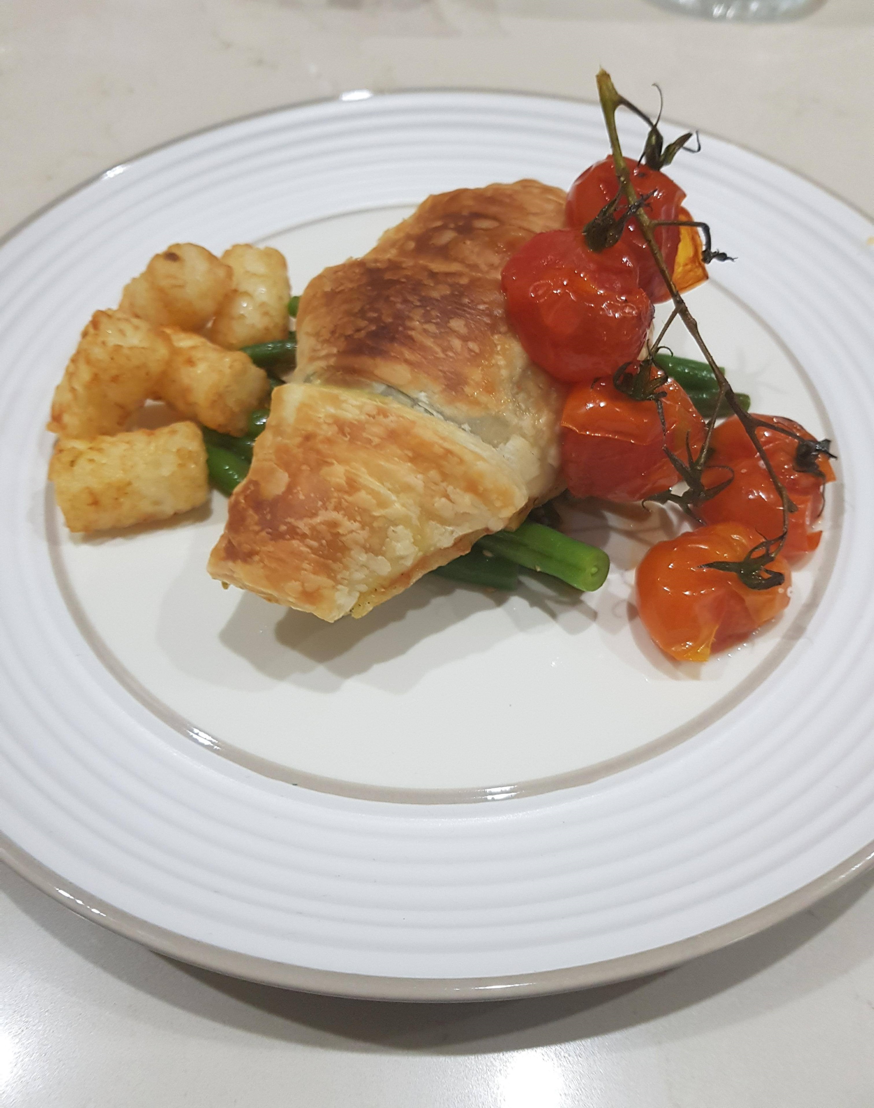 Welchy Makes Jamie Oliver’s Flaky Pastry Pesto Chicken