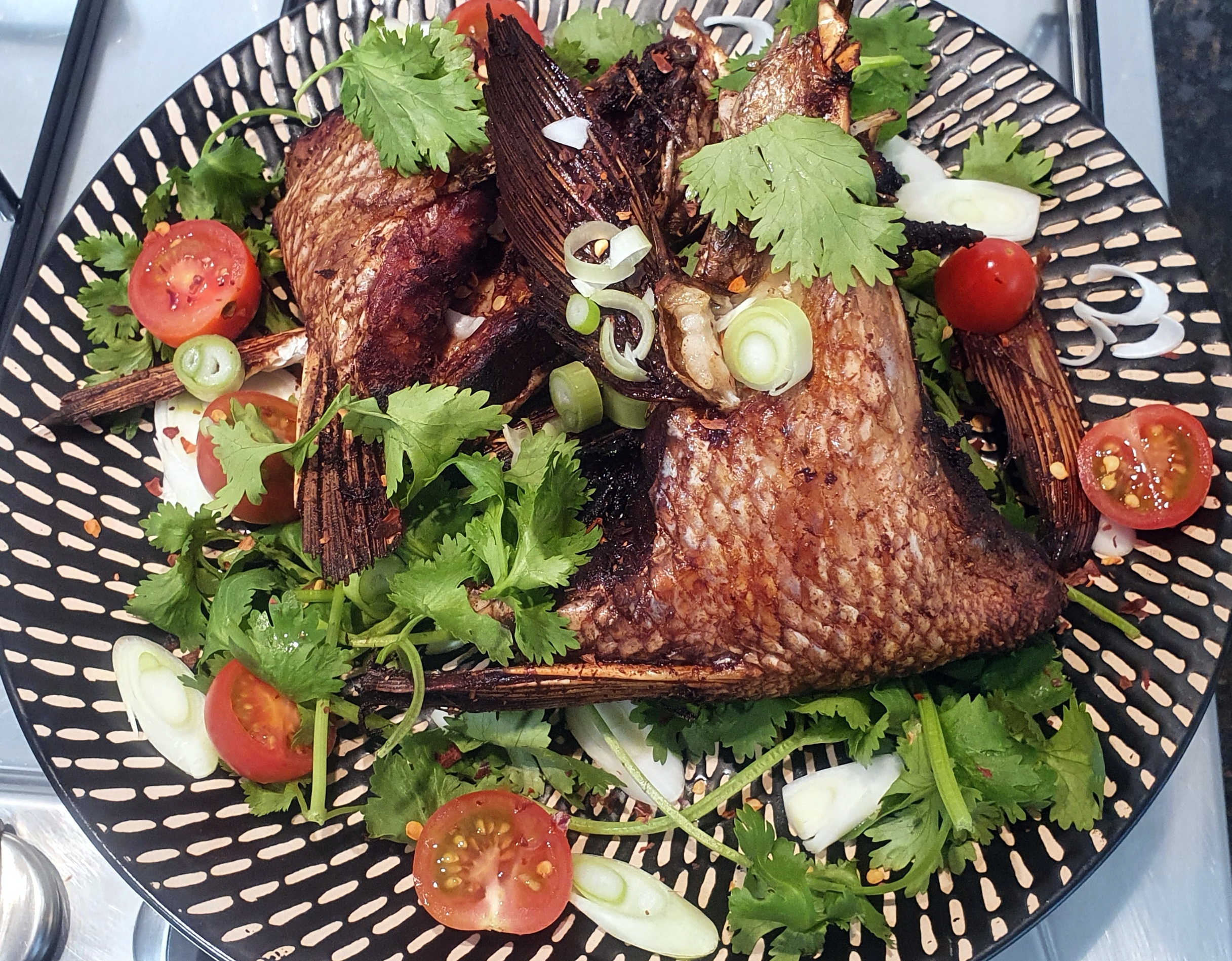 Chinese Five Spice Fried Snapper Wings