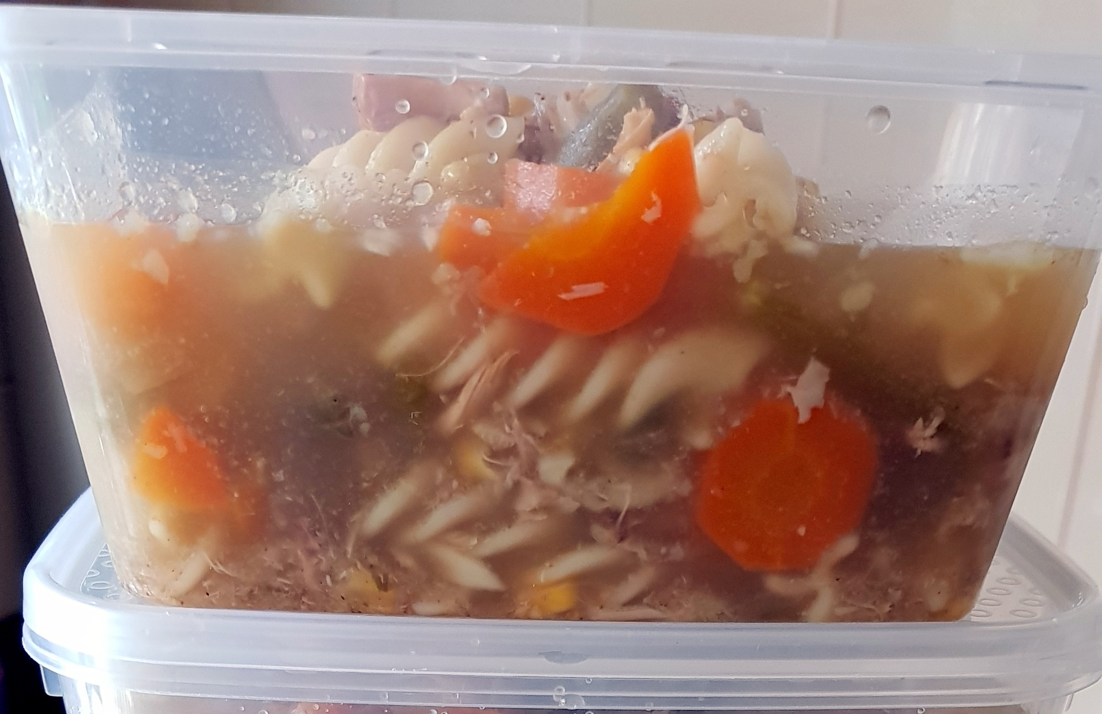 PK’s Chicken And Pasta Soup