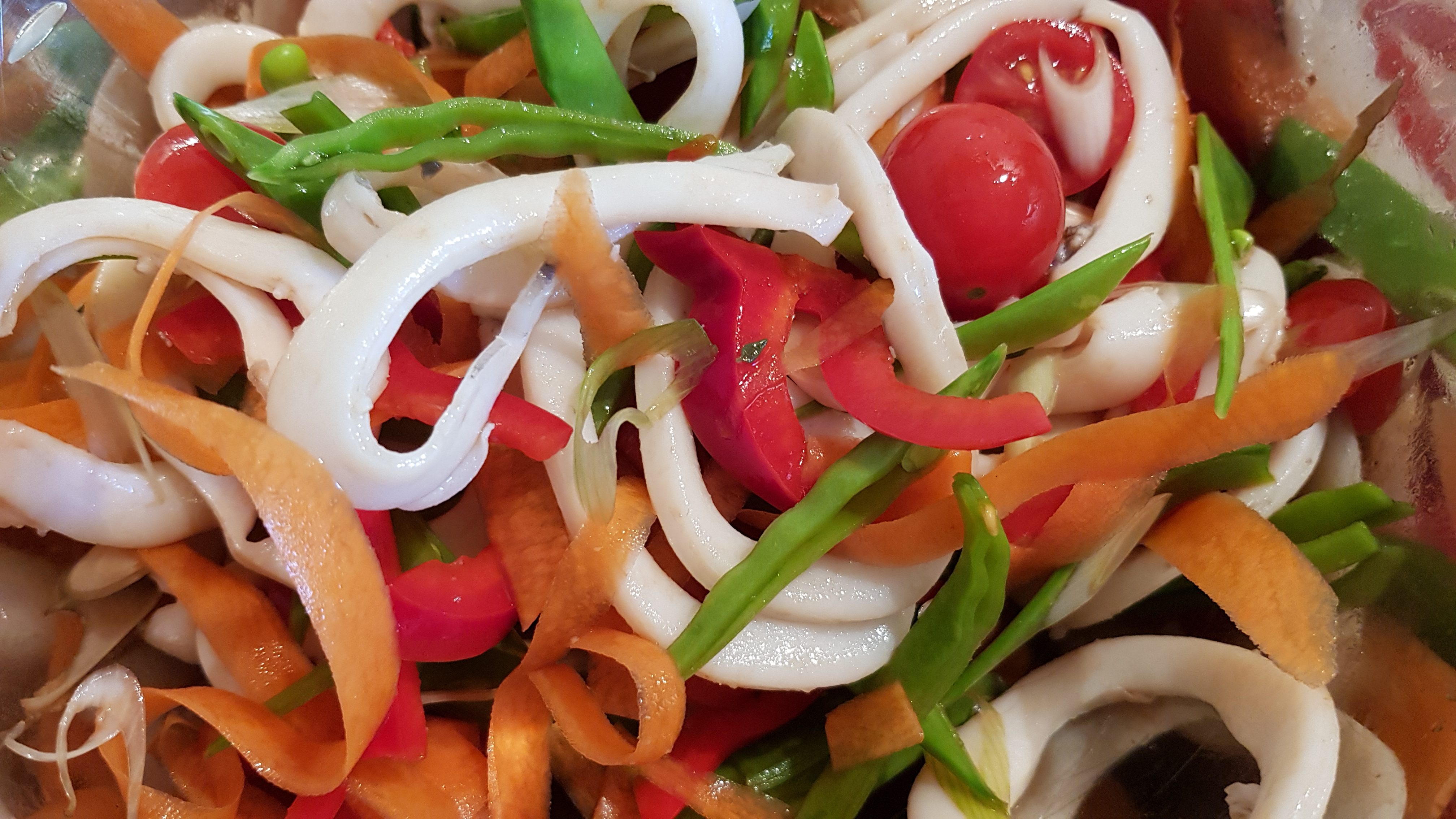 PK’s Easy Squid Salad