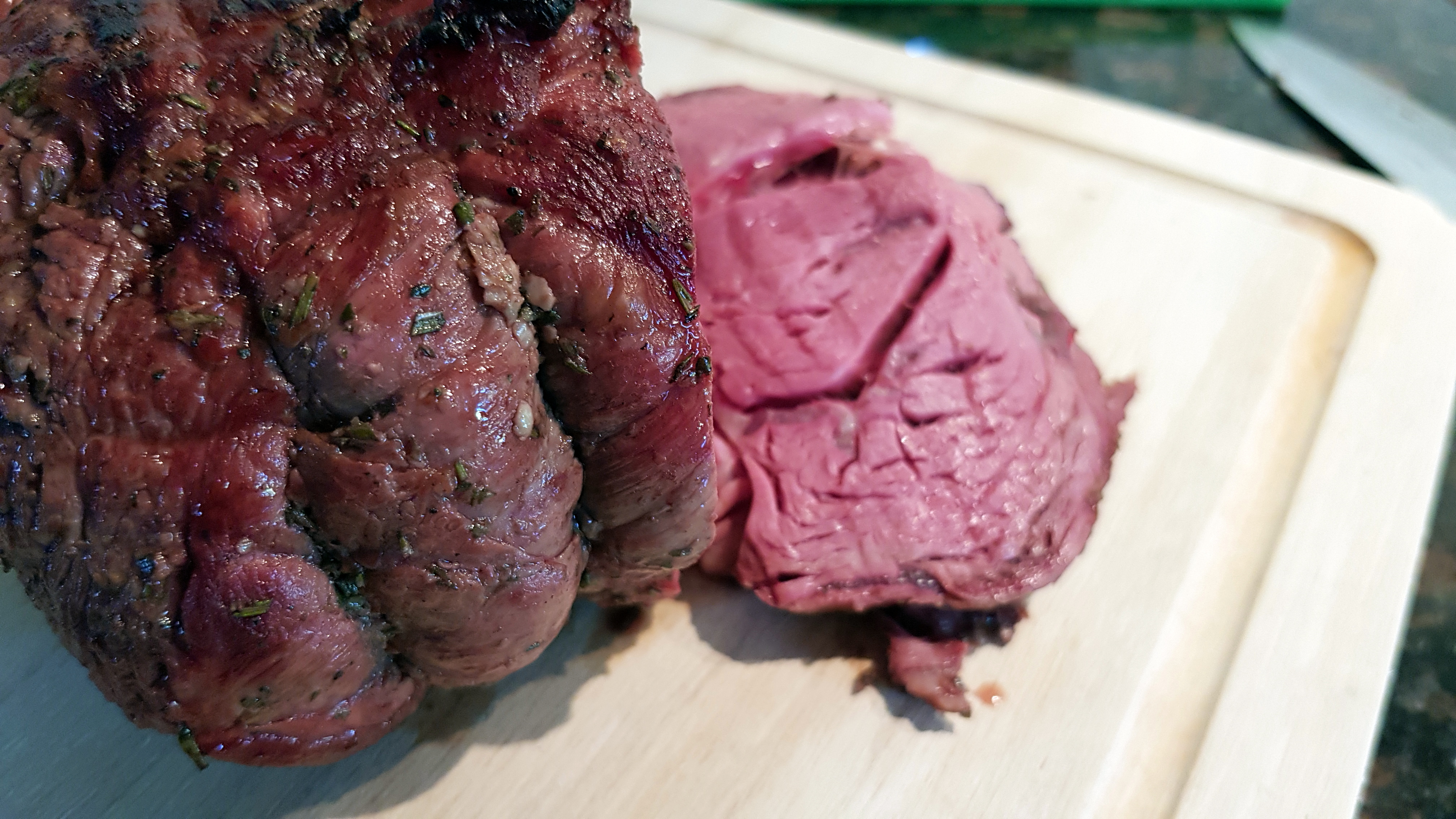 PK’s Rib Eye Roast: With Rosemary And Garlic