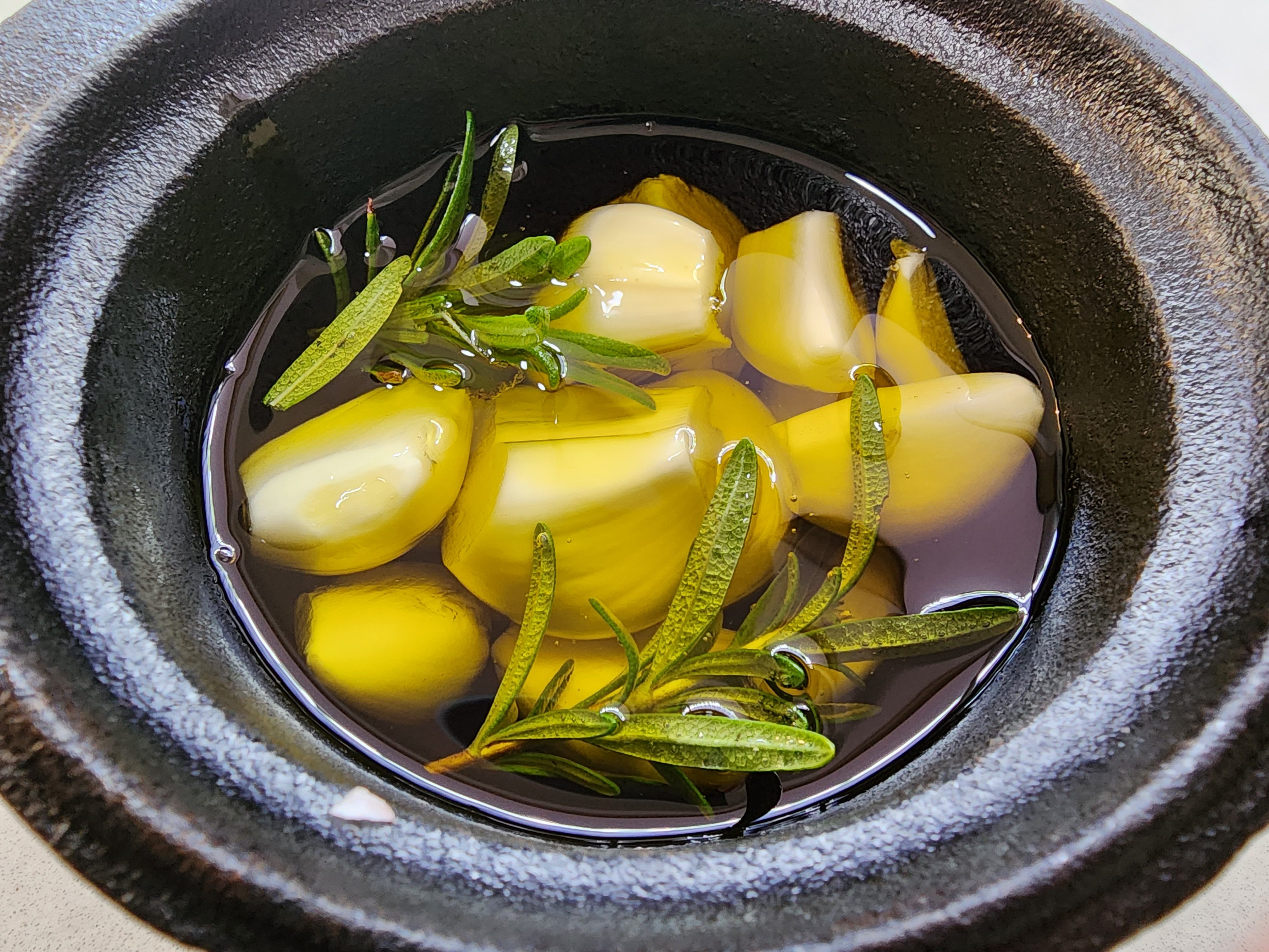 Garlic And Rosemary Confit
