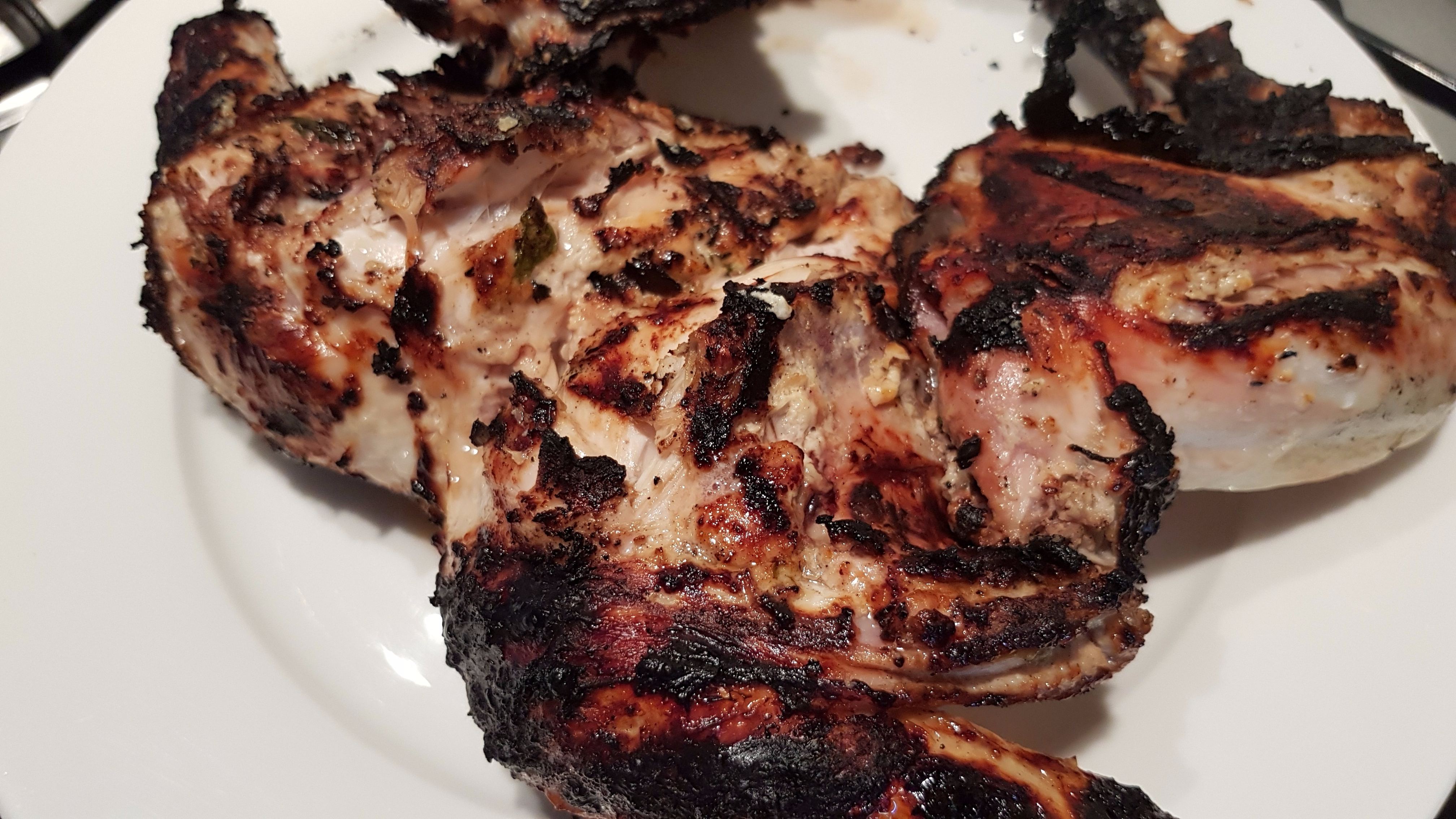 PK’s NoRecipe Yoghurt Marinaded Butterflied Chicken