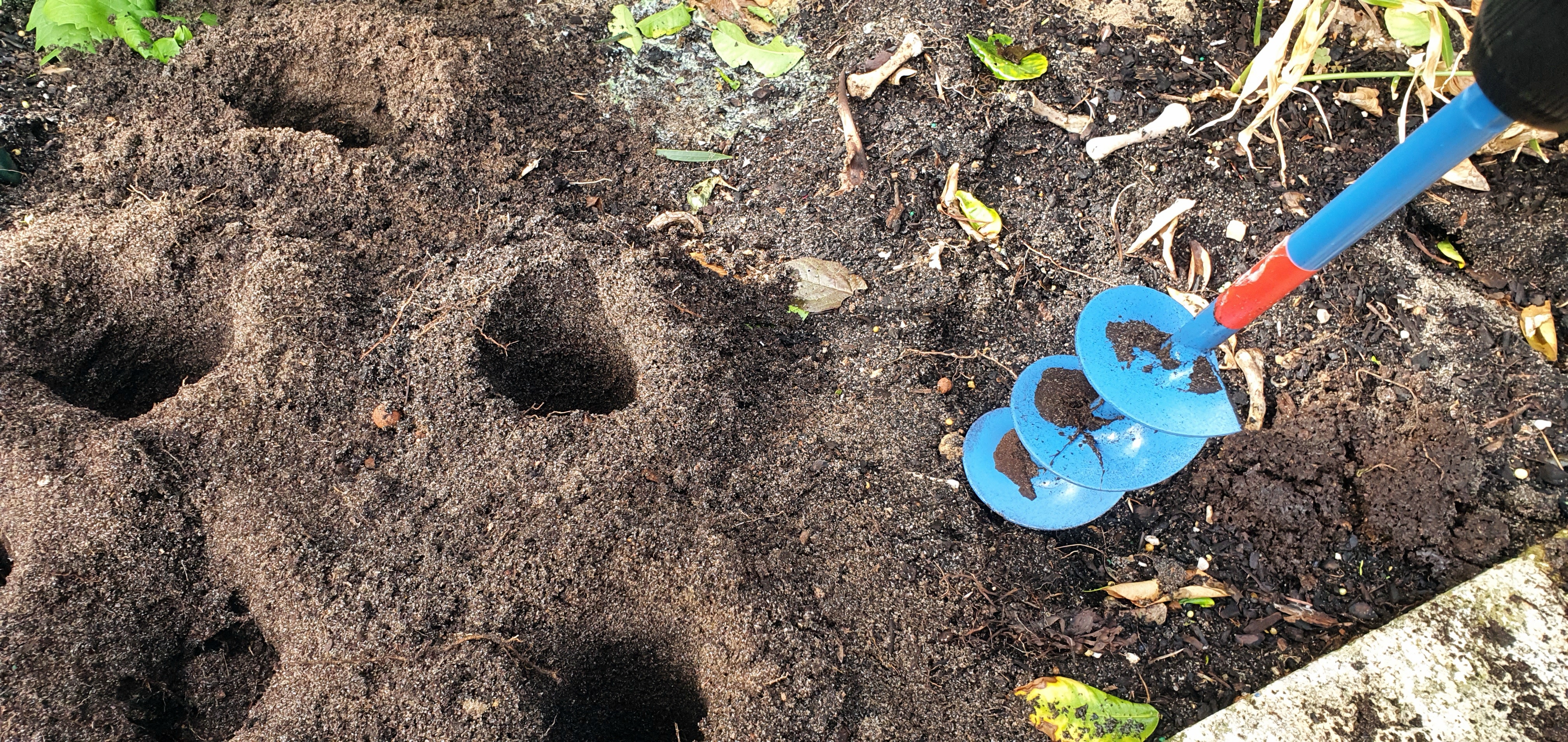 Garden Auger Veggie Bed Makeover