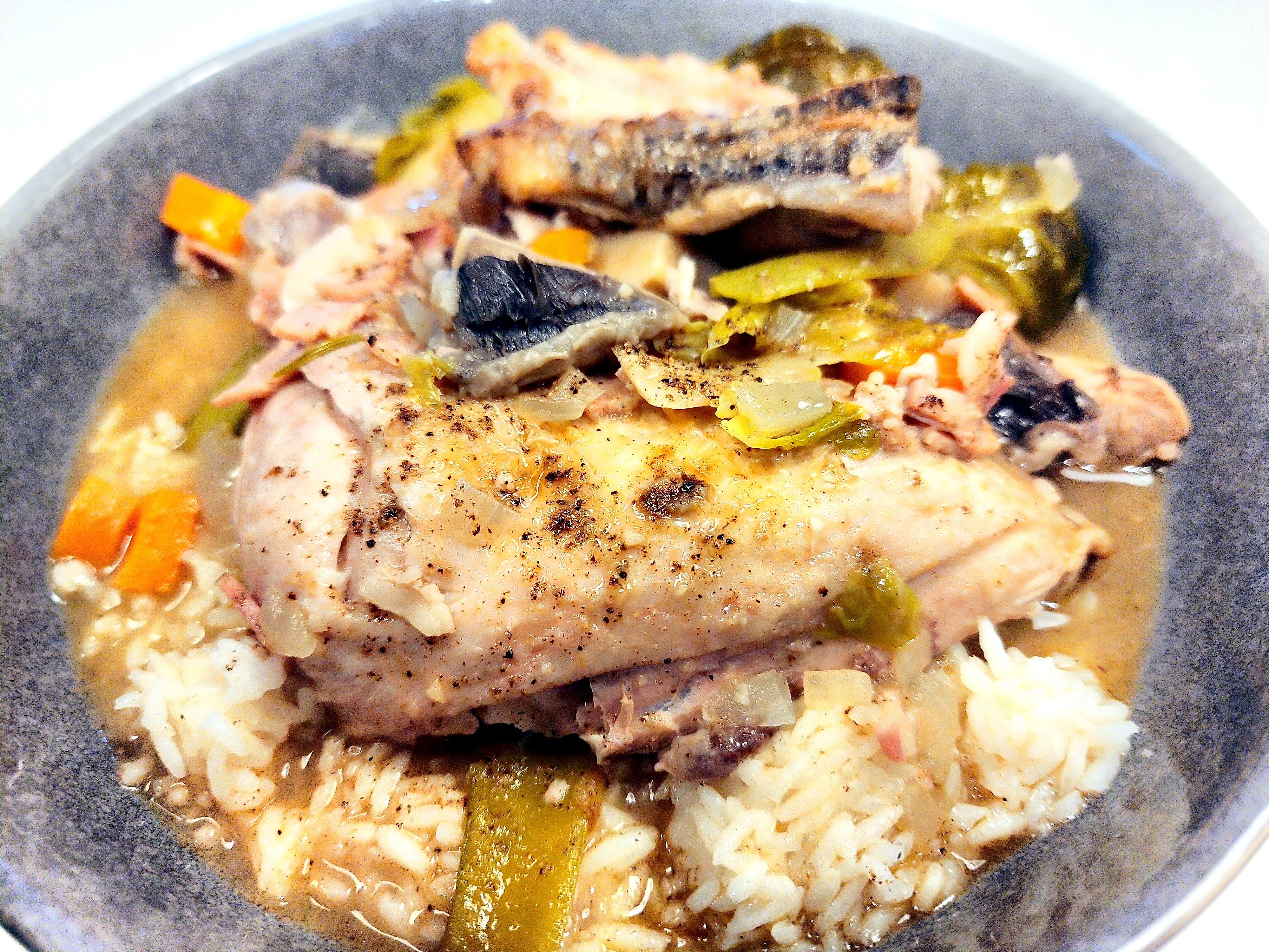 Slow Cooker Coq Au Vin Blanc