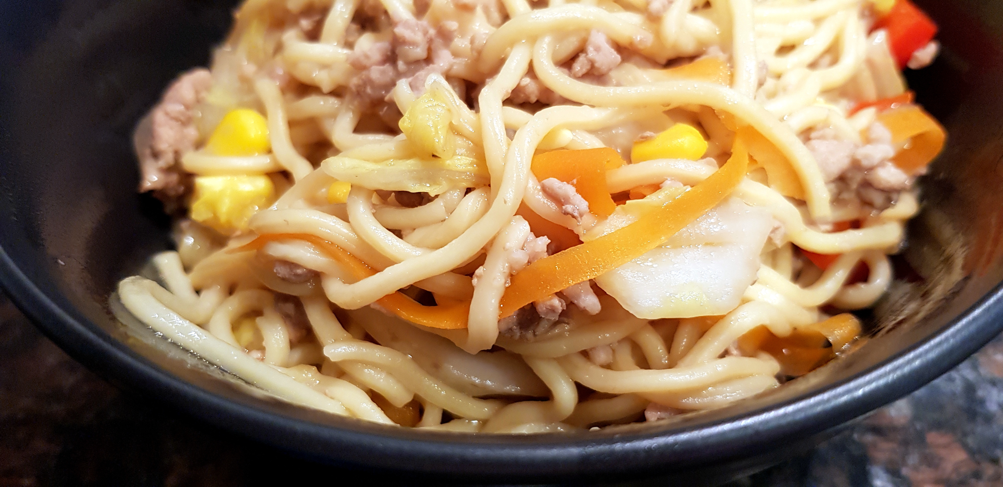 PK’s Cheaters’ Pork Chow Mein