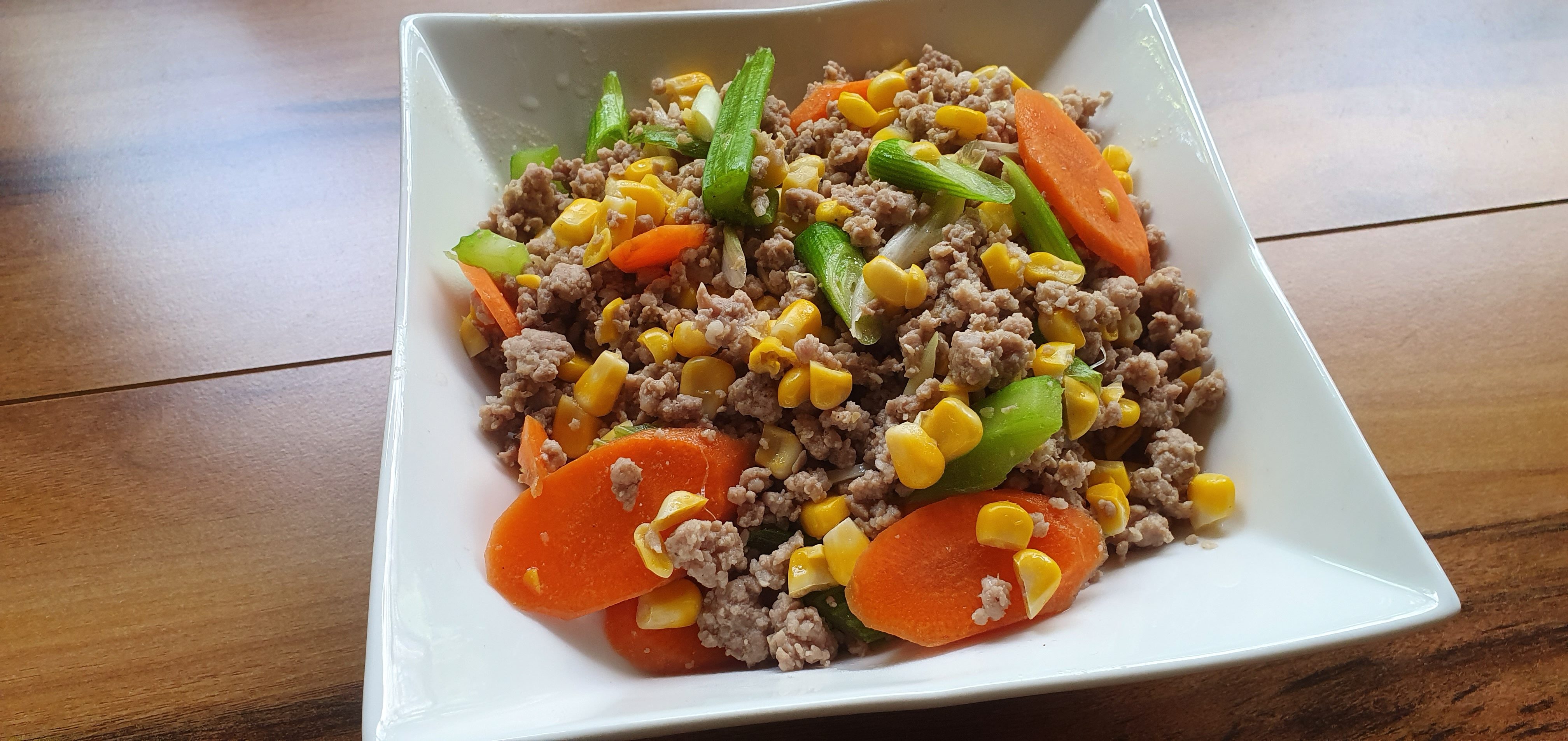 Chinese Minced Pork And Corn